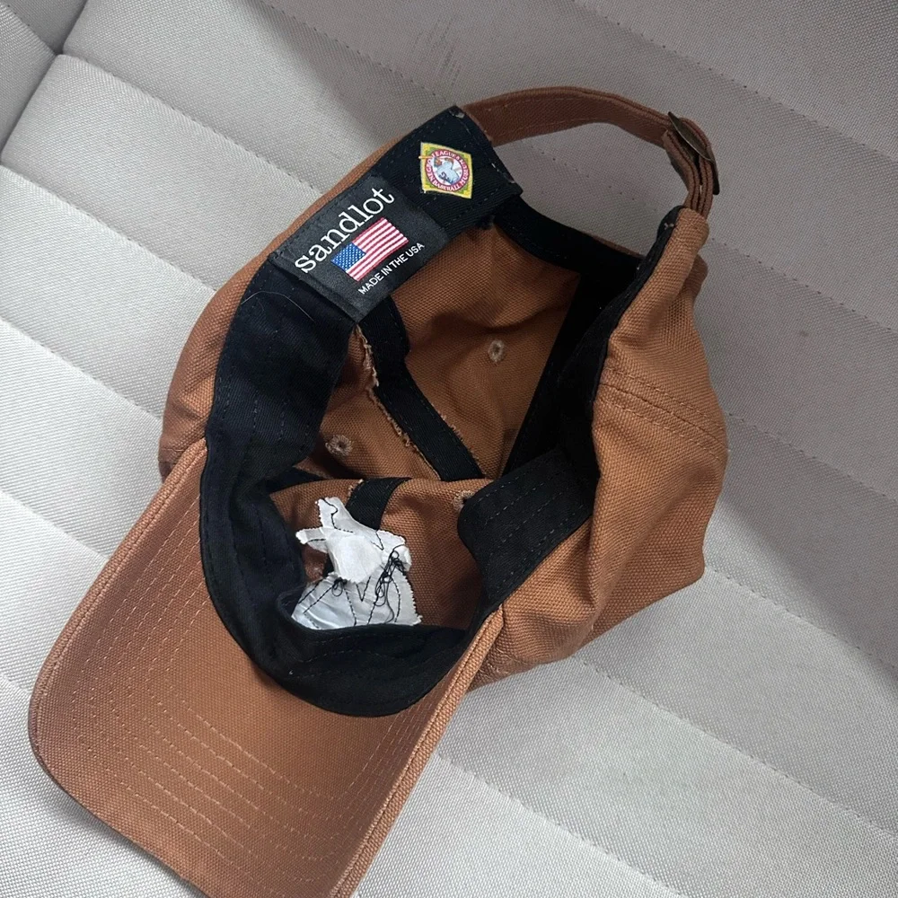 Kansas City Brown Baseball Cap with Navy Logo